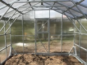 Polikarbonatinis Šiltnamis Deluxe vidus