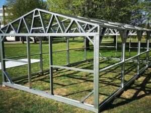 Šlaitininis šiltnamis GARANT (Plotis 4 m.)